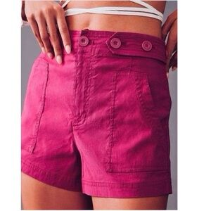 Maeve Anthropologie Hot Pink Colette Sailor Shorts Size US 14